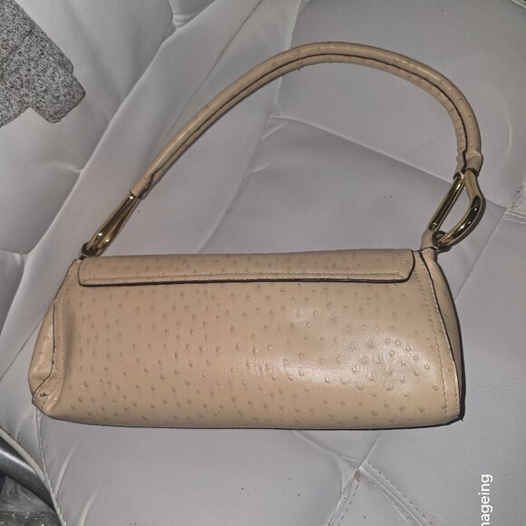 Bueno Faux Ostrich Leather Shoulder Bag - Picture 2 of 3